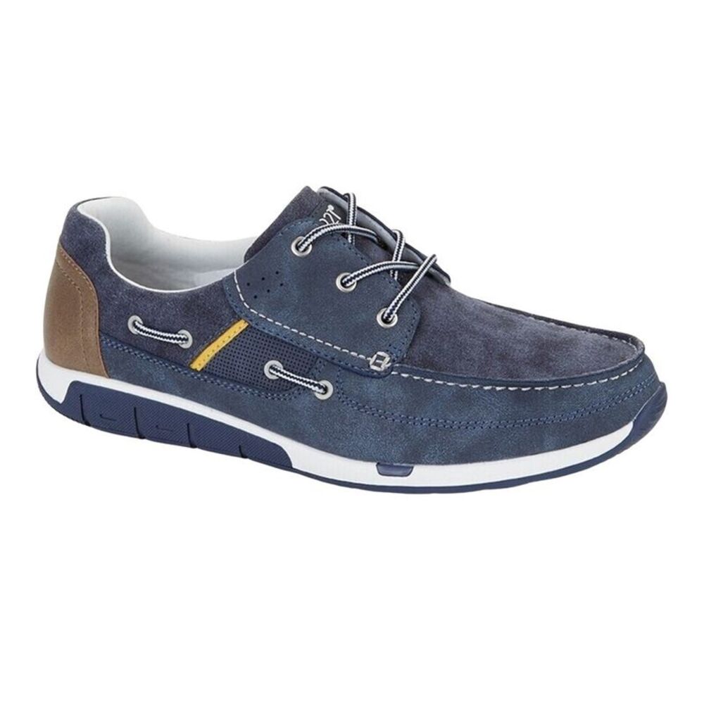 R21 Mens Boat Shoes / Navy